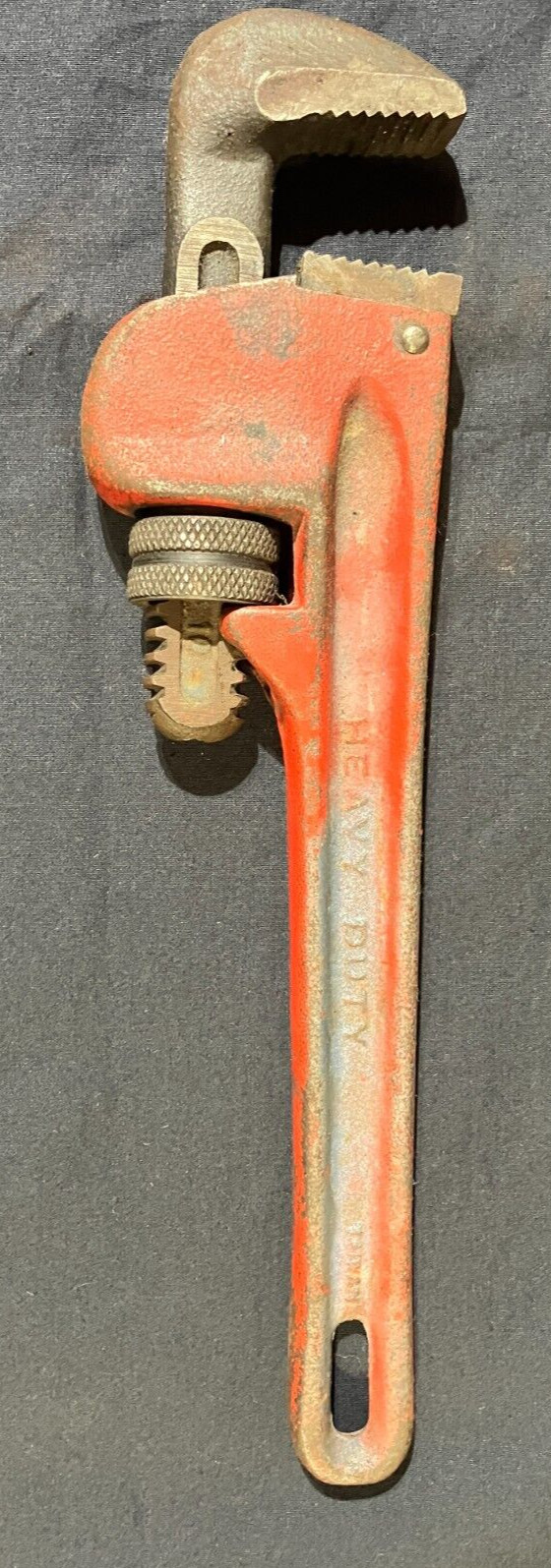 Heavy Duty 10 Inch Pipe Wrench Drop Forged Jaws