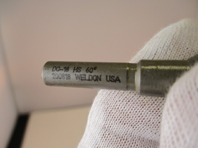 WELDON Countersink # DC-18 x 60° Degree Deburring Tool Chamfer, Sharp, NOS