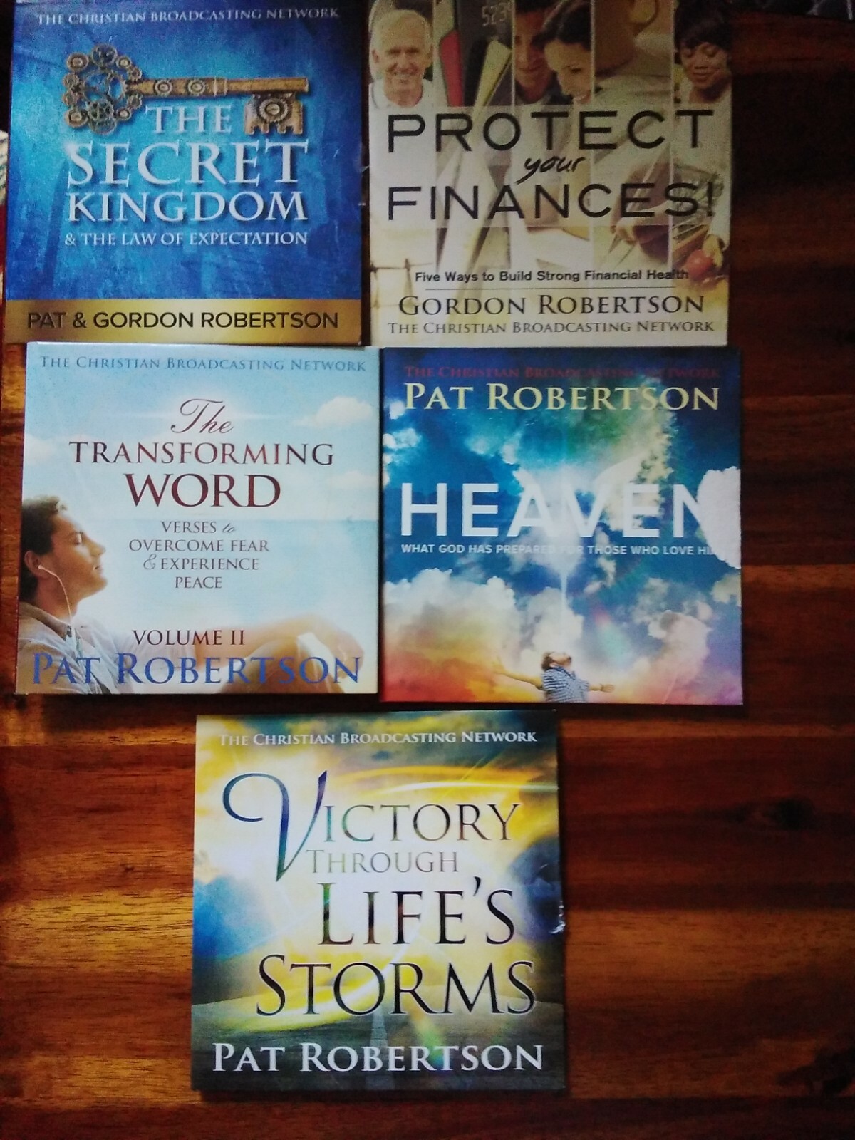 Pat Robinson And The 700 Club Health Healing And Prosperity 6 Piece CD And DVDs