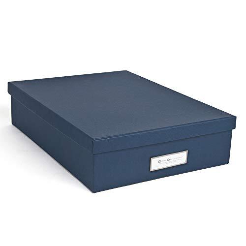 Bigso Oskar Fiberboard Label Frame Document Letter Box | Grey