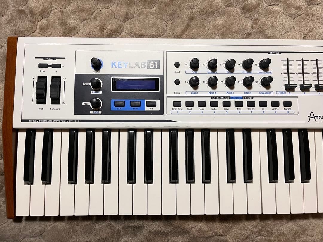 Arturia KeyLab 61 MIDI Controller Keyboard Tested MIDI Only from japan