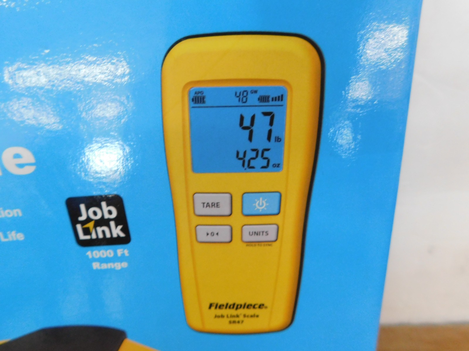 Fieldpiece Charging Scale 252 Lb Max Lcd MODEL Sr47 *NEW*