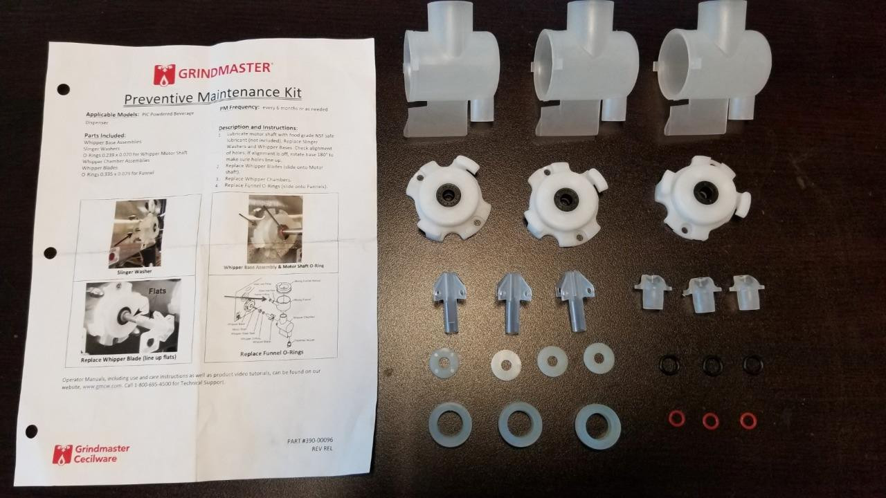 GRINDMASTER-CECILWARE 250-00112 Preventive Maintenance Kit, Grindmaster-C