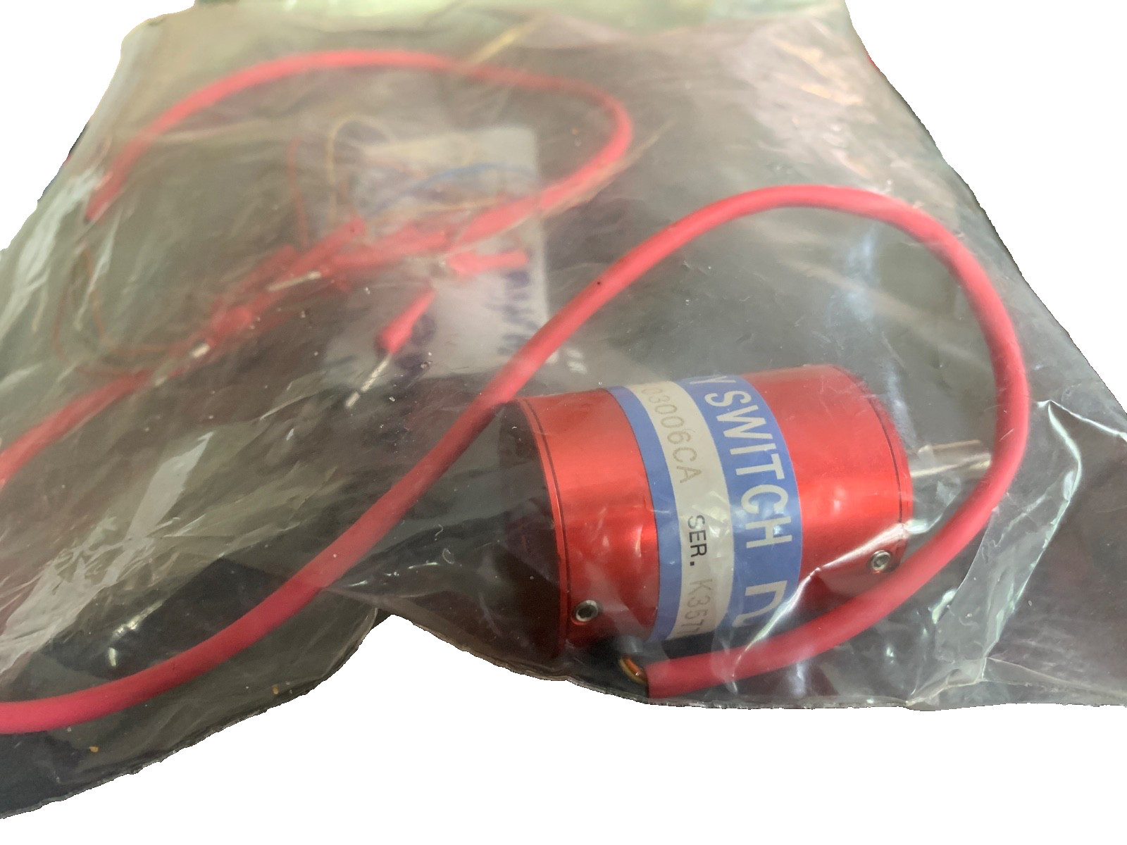 okuma turret index rotary switch 6 switch red model RS-03006CA Ser. K357756