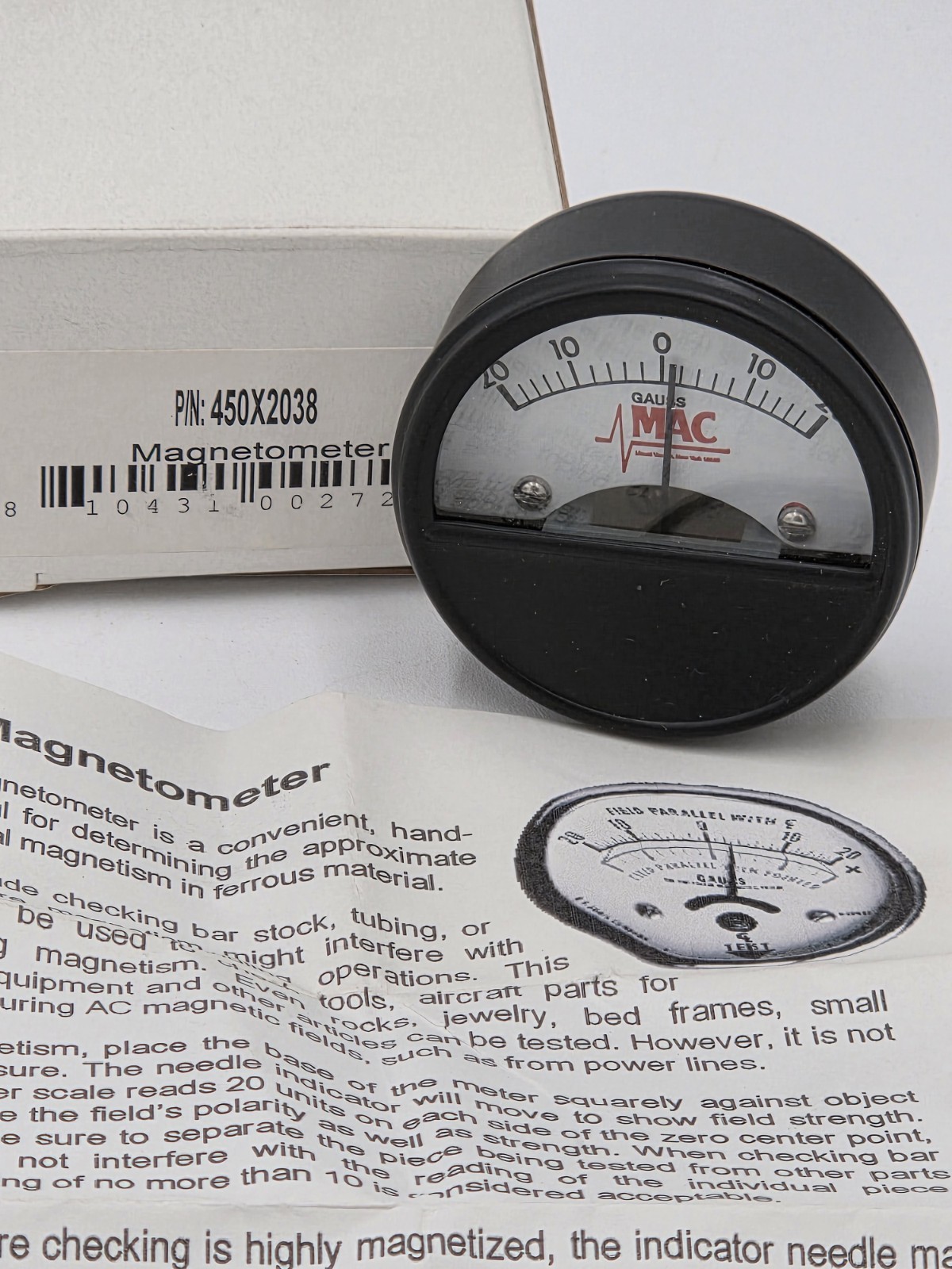 Magnetometer Field Indicator