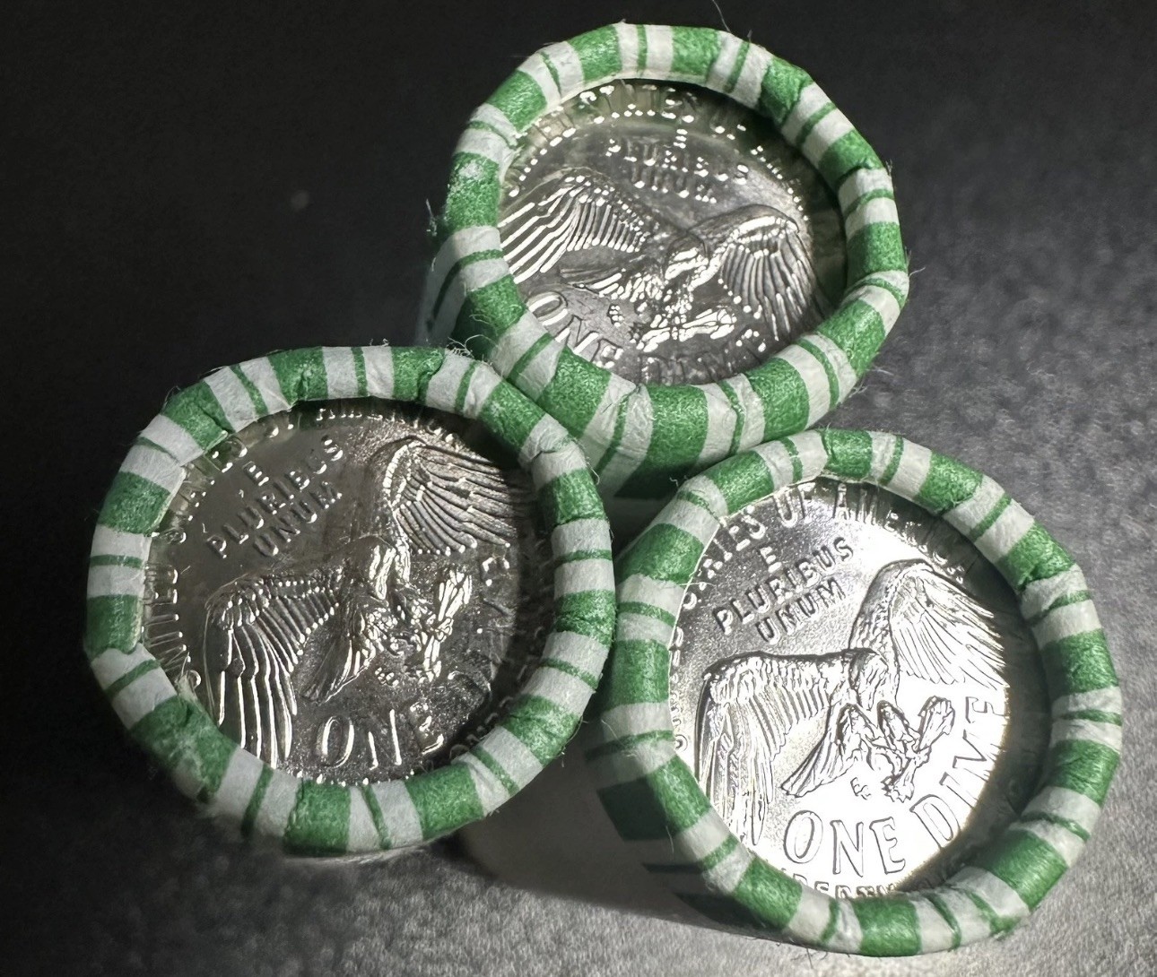 1776-2026 Denver (one Roll) SemiQ Dime 10c 10 Cents OBW Roll from Fed Boxes