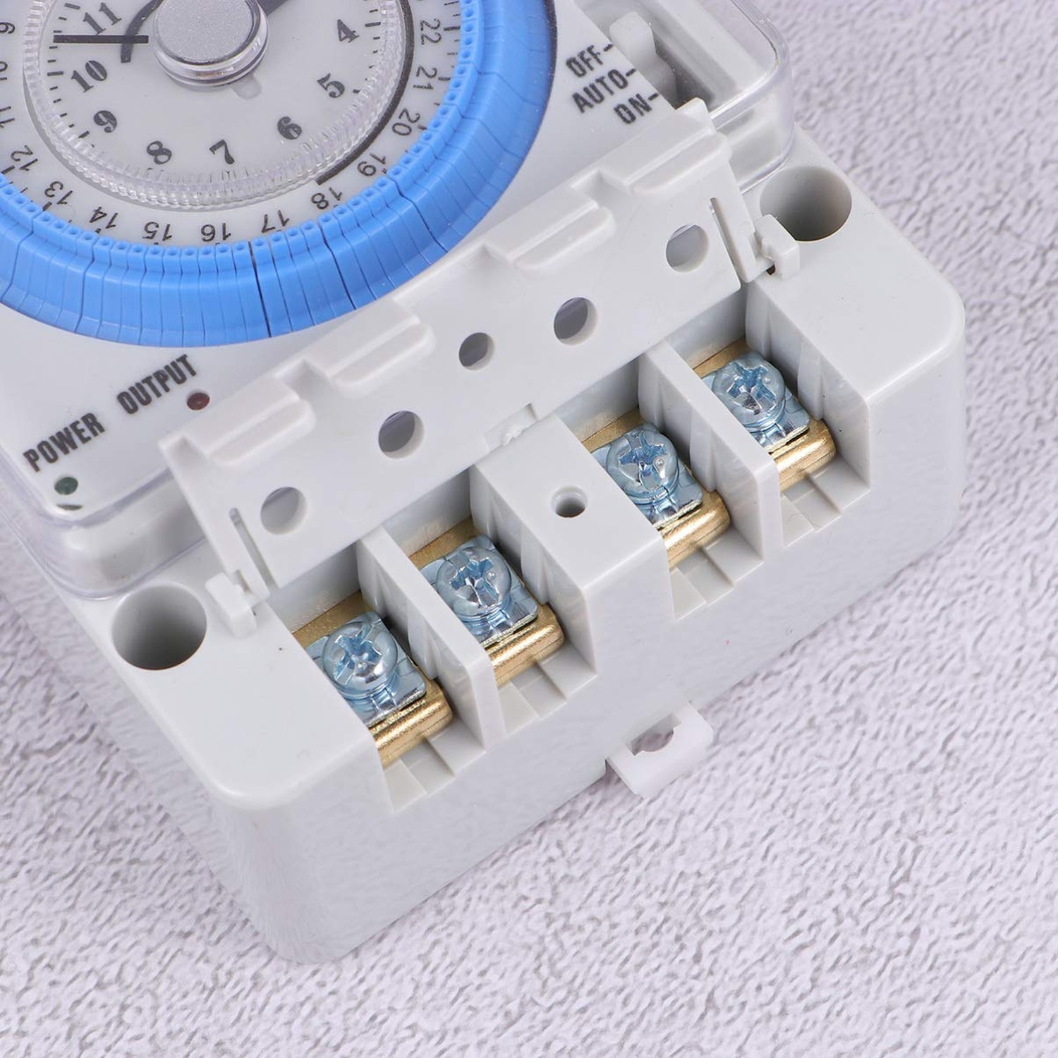 Mechanical Timer 12Vac/Dc Precise Time Control Portable Kitchen Timer for Coo...