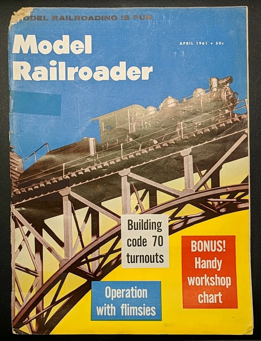 1961 Year MR HO Scale Model Railroader Magazine Lot of 12 (Full Year)