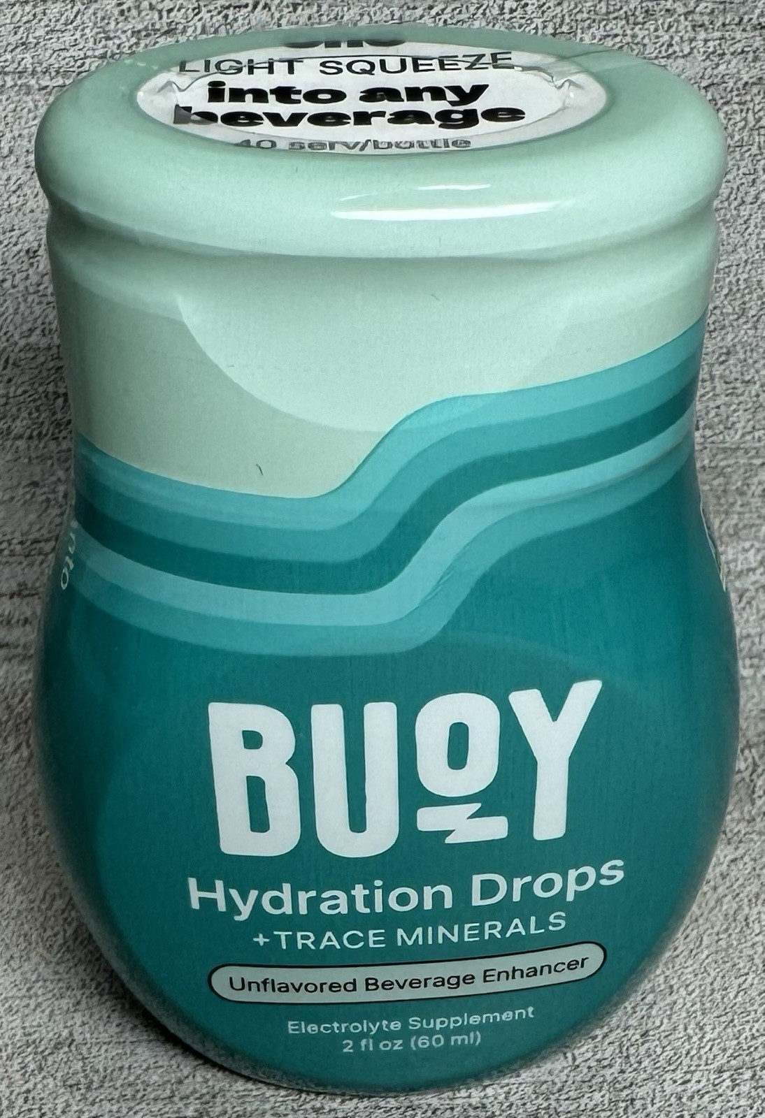 Buoy Hydration Drops Electrolyte Supplement Unflavored 2 fl oz BH0324  EX 9/2026