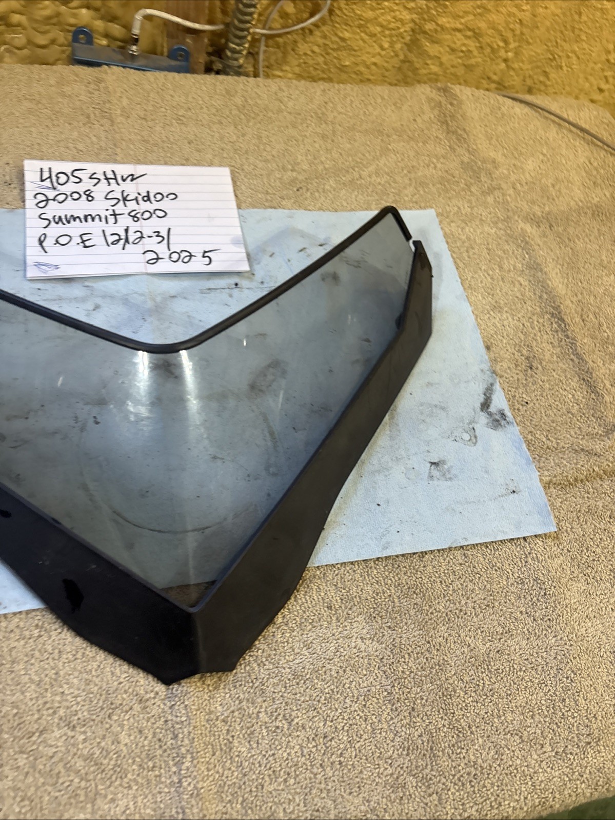 2008 skidoo summit 800 windshield assembly 405