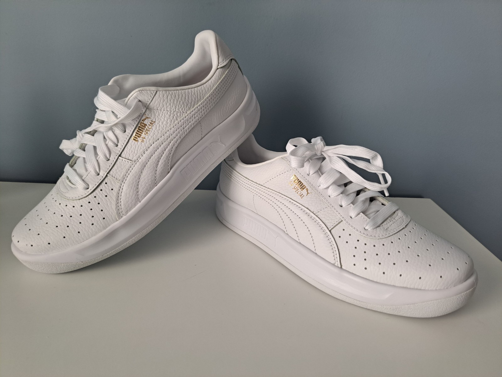 Puma GV Special + 36661301 Mens White Leather Lifestyle Sneakers Shoes