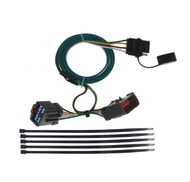 New Trailer Wiring Harness For 2005-2008 Jeep Liberty  4-Way  Plug and Play