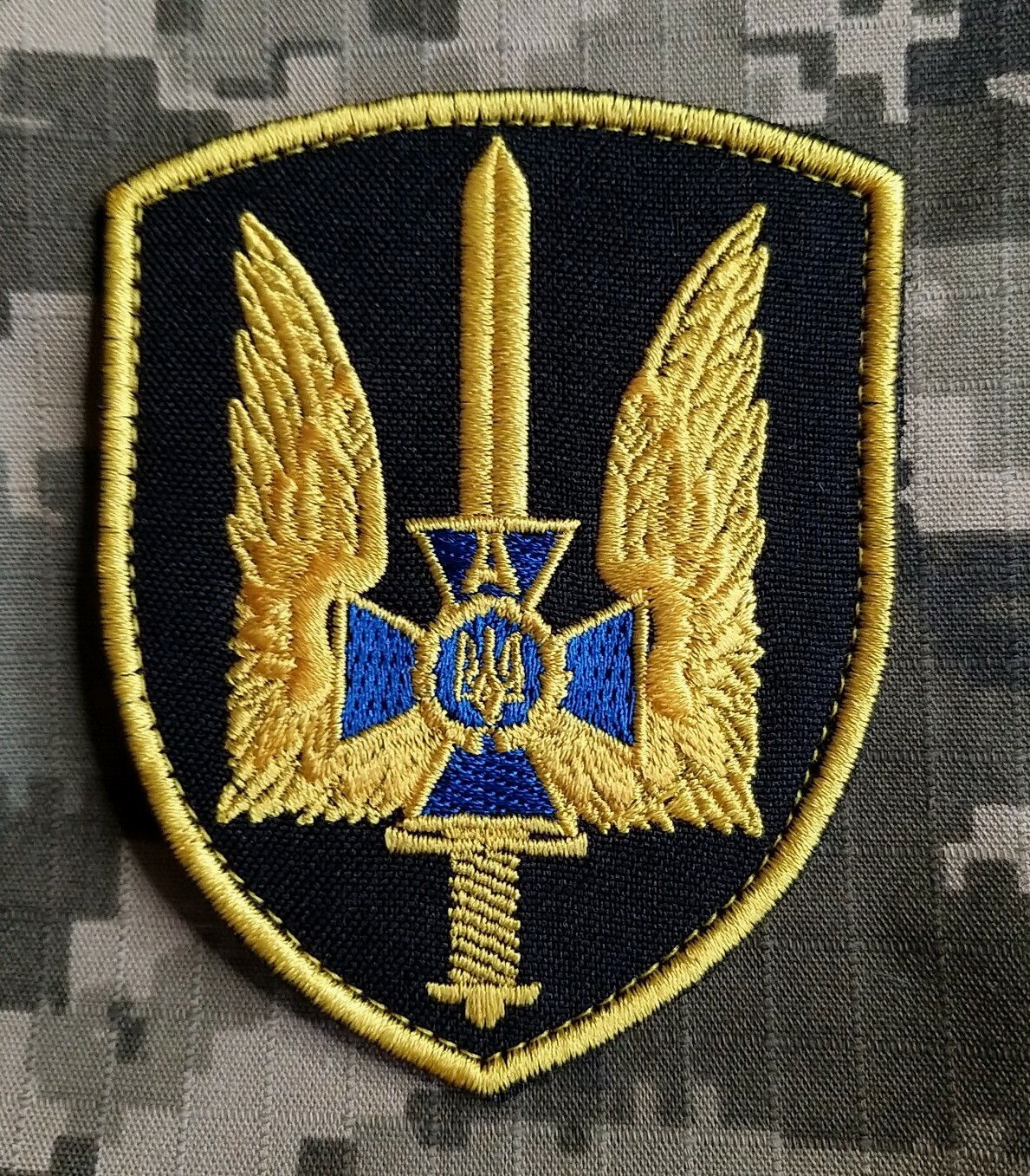 Military tactical Ukraine SOF patch "The Center Special Operations SBU ALPHA"