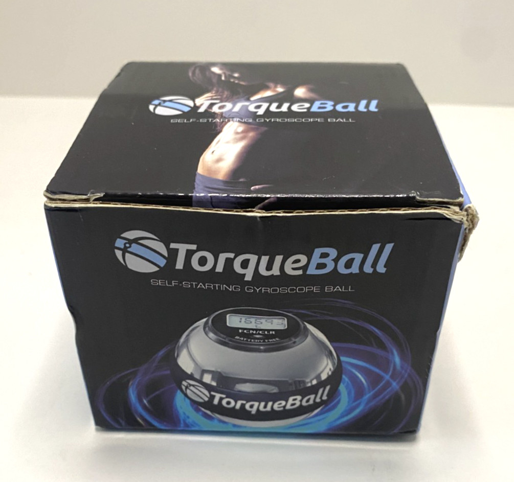 TorqueBall Self-Starting Gyroscope Hand Exerciser Wrist Forearm Trainer LCD