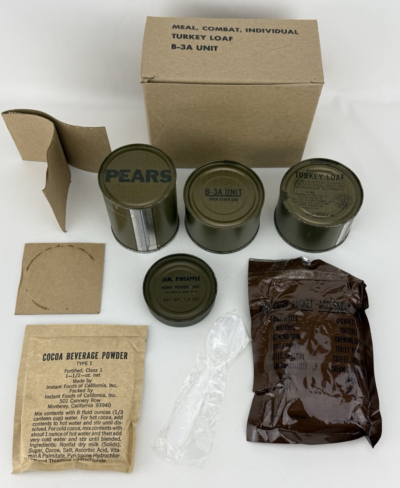 USGI VIETNAM WAR 1969 MCI TURKEY LOAF