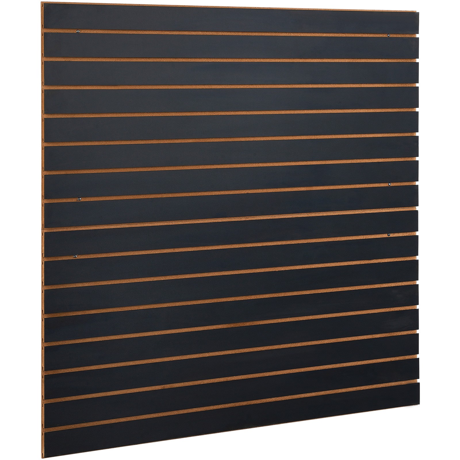 Uimoso 2 Pack Slatwall Panels  2' H x 4' W Garage Storage Panel Organizer Black