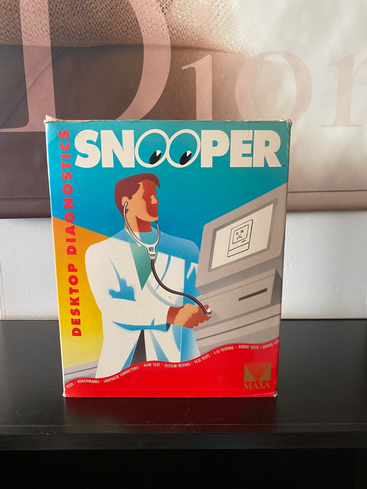 RARE 1992 Maxa Snooper Desktop Diagnostics For Macintosh NEW Open Box