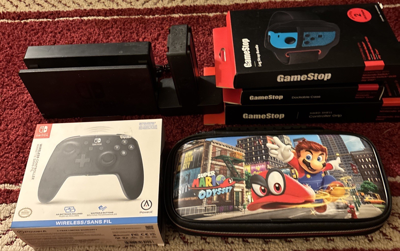 Nintendo Switch Accessories,wireless Controller,Dock,Joy-Con Charger,Grips,￼