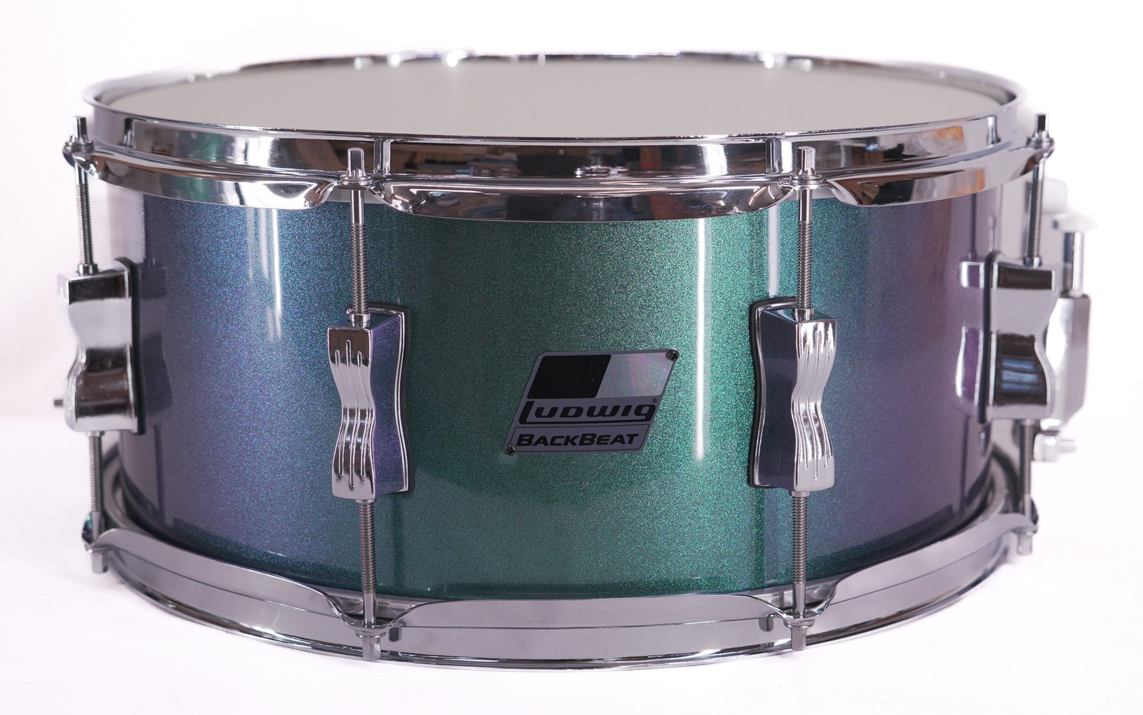 Ludwig BackBeat 14" x 6.5" Snare Drum – Pacific Mist Finish – NEW Free Shipping
