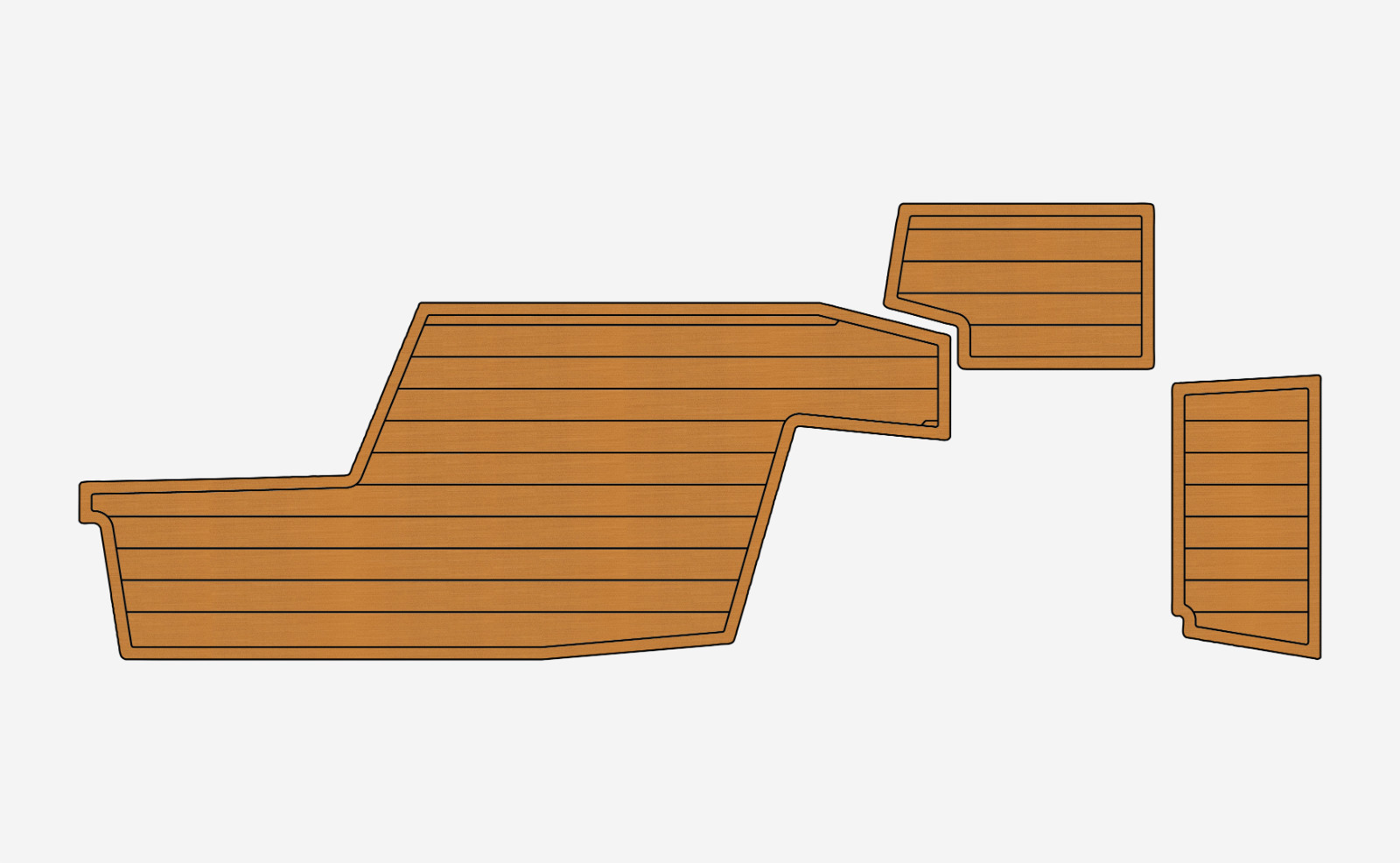 2017 TIGE RZX2 Cockpit Swim platform 1/4"6mm EVA foam faux MAT  floor