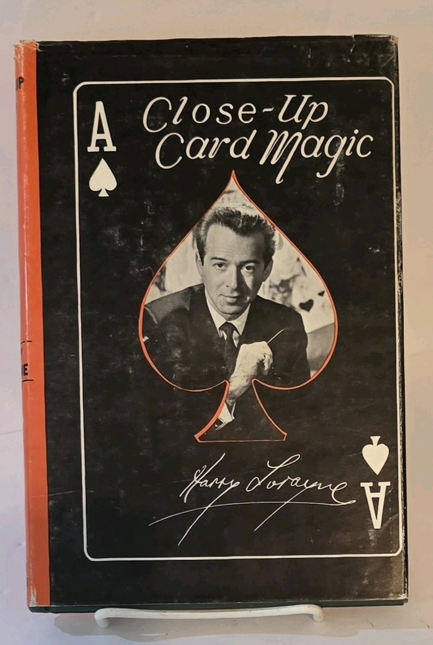 CLOSE-UP CARD MAGIC by Harry Lorayne - Hardcover 1st Edition 3rd Printing