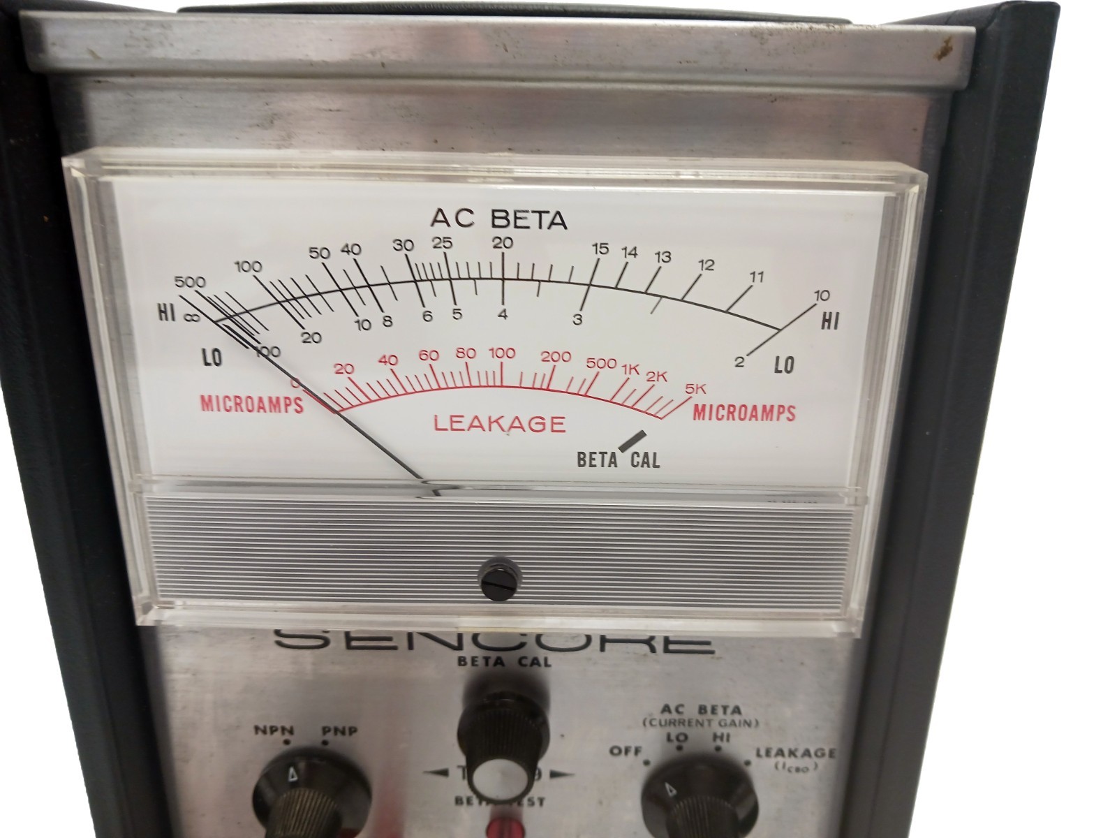 Sencore TR-139 Transistor Tester with Manual - WORKS
