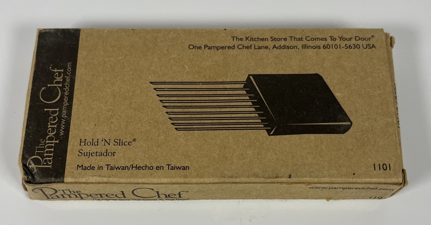 Pampered Chef 1101 Hold N Slice Cutting Vegetables & Fruit Kitchen Tool