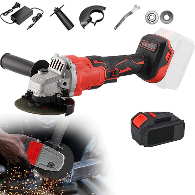 21V Power Cutting Tools 125mm Brushless Angle Grinder Setwith Charger & Battery