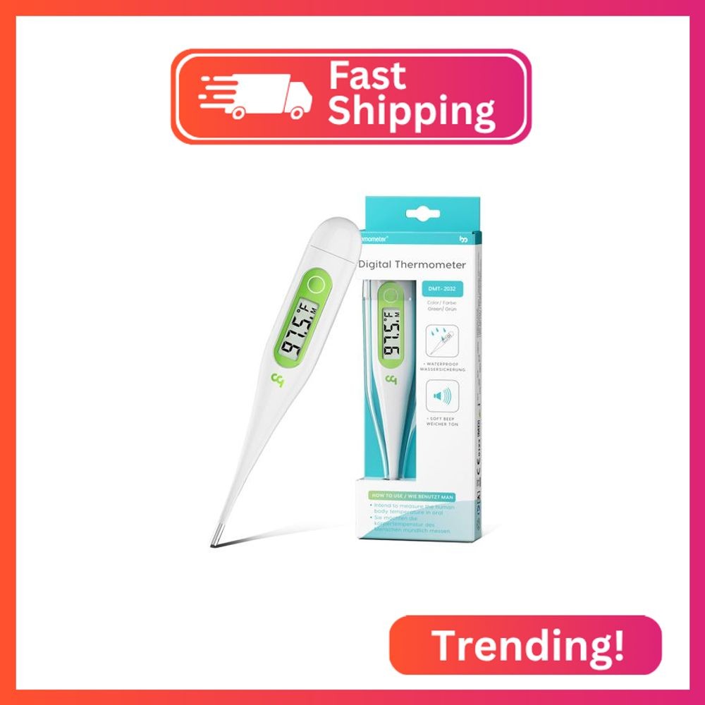 Femometer Thermometer for Adults and Kids, Digital Thermometer with Fever Alert,
