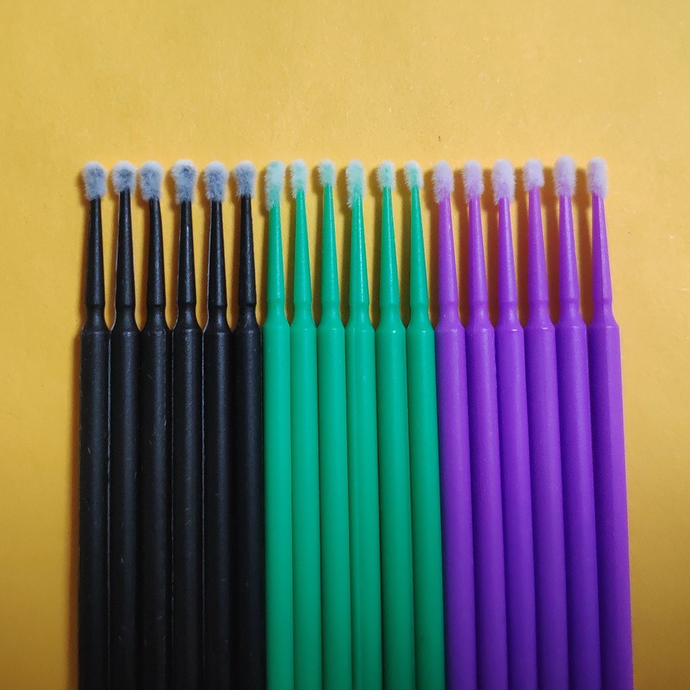 100Pcs Dental Microbrush Disposable Applicators Tips Micro Brush Cleaning