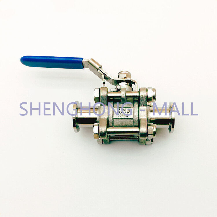 1PC 304 Stainless Steel Manual Ball Valve KF 16 25 40 50 High Vacuum Ball Valve
