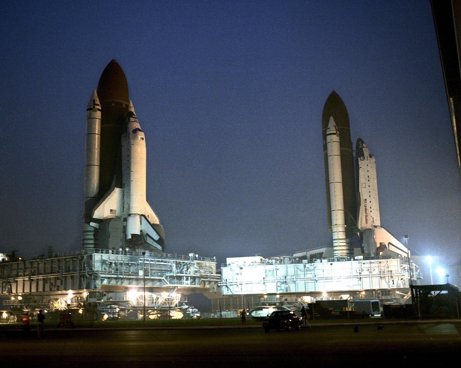 ATLANTIS & COLUMBIA SPACE SHUTTLE 8X10 PHOTO PICTURE USA US NASA