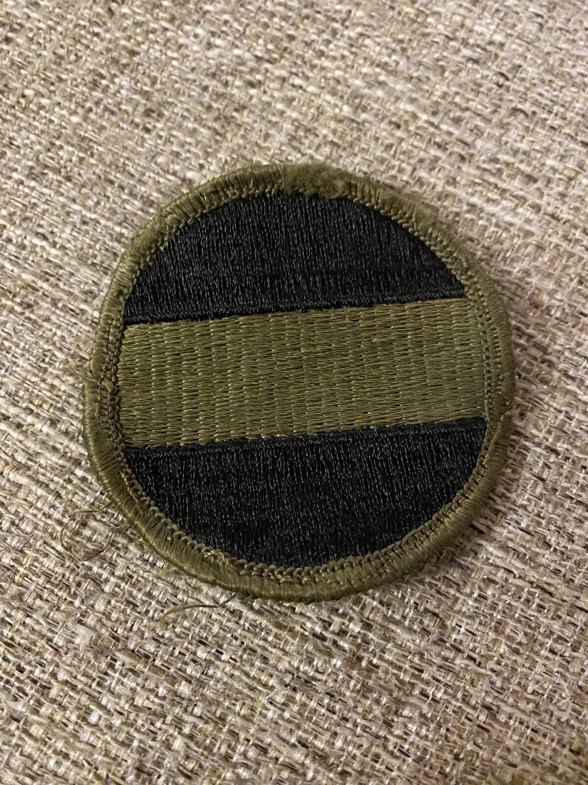 US Army Forces Command Round Subdued Patch FORSCOM INV4335