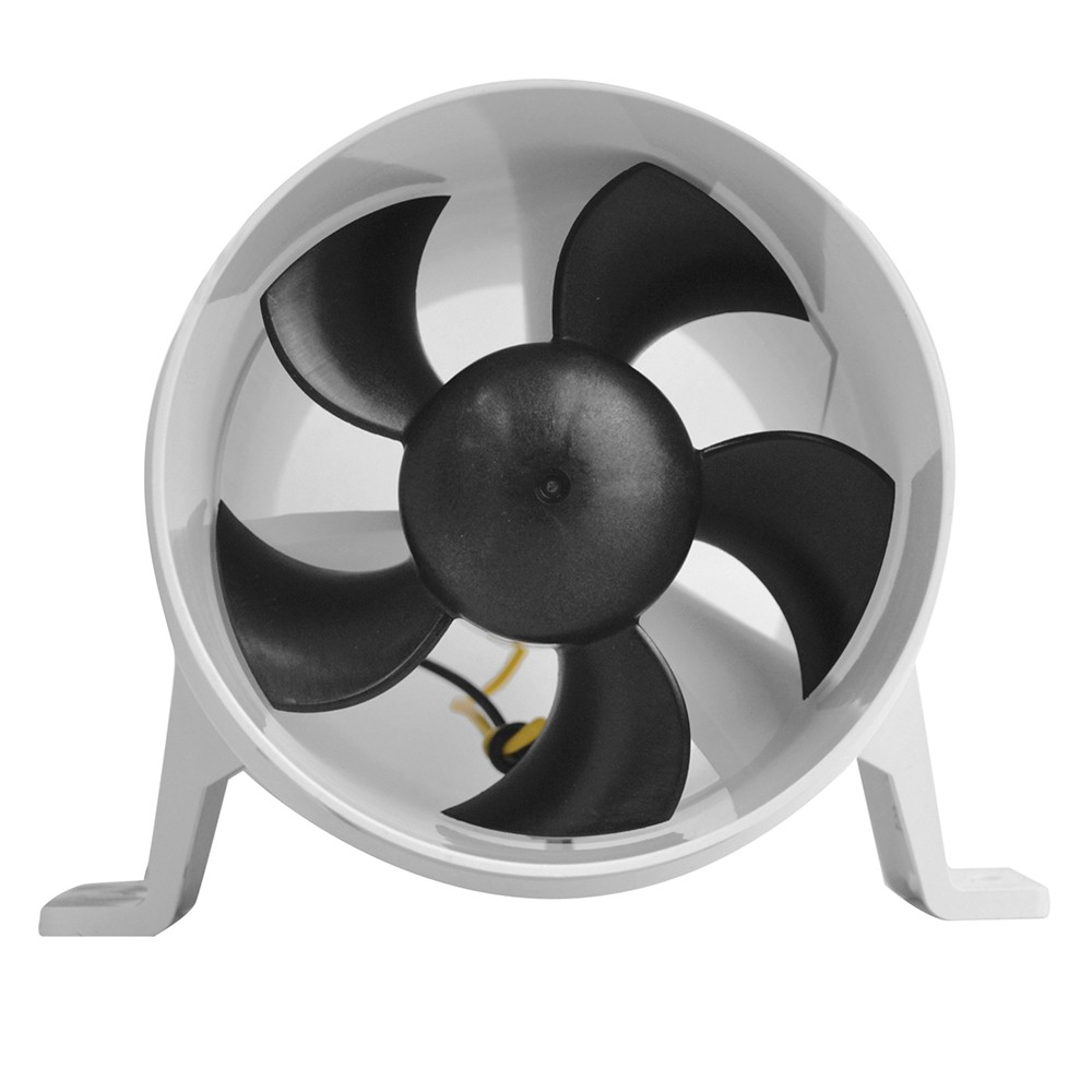 Attwood Turbo 4000 Series II Water-Resistant, In-Line Blower - 12V - White ATTWO