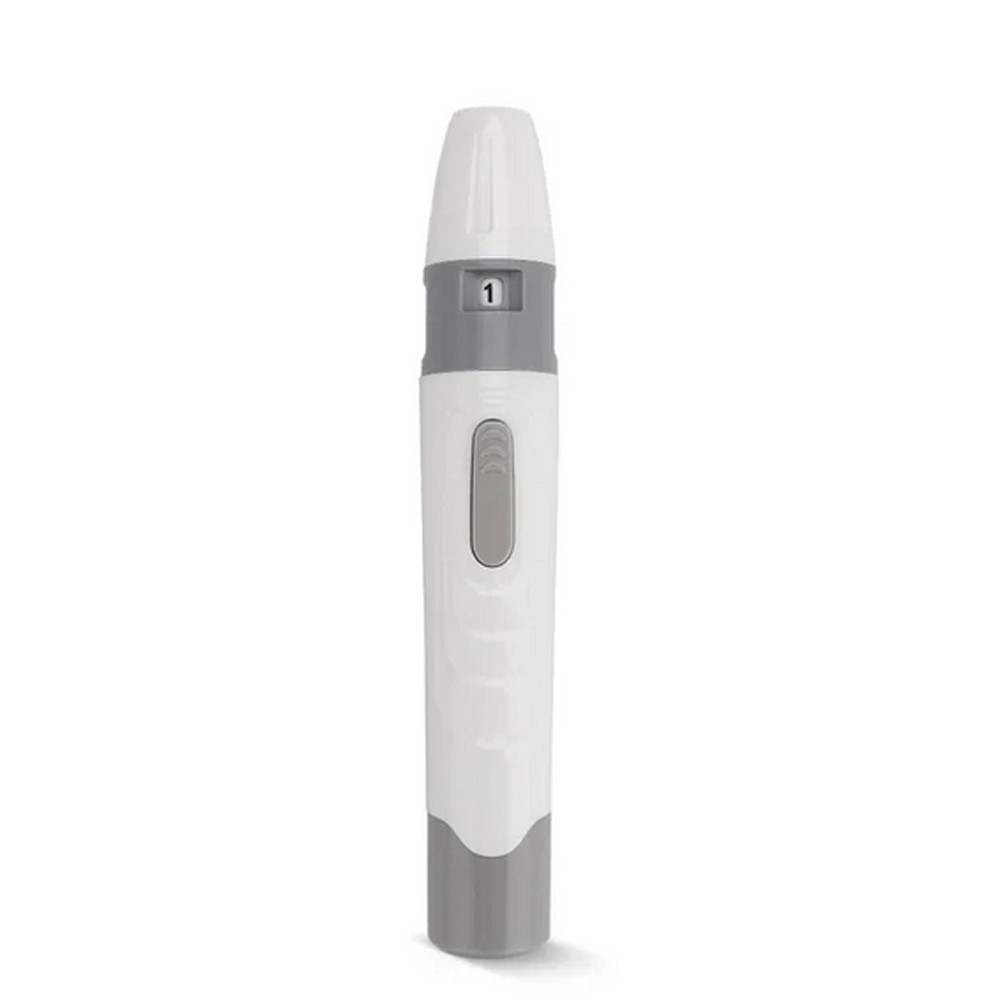 Blood Sampling Test Pen Adjustable Depth Lancing Device Diabetics Blood Collect