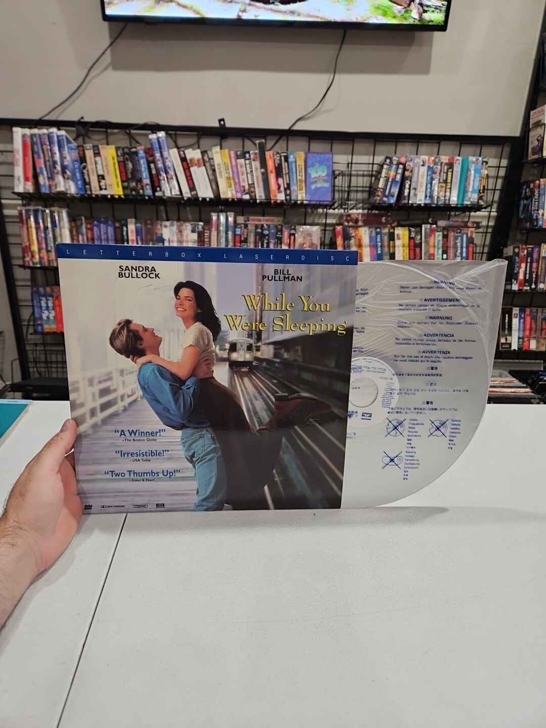 While You Were Sleeping (Laserdisc, 1995) 📀 BUY 2 GET 1 FREE 🇺🇸 SHIPPED