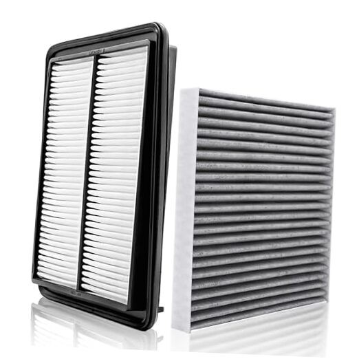Cabin Engine Air Filter Kit CF11854 CA11858 Fit for 2017-2022 QASHQAI, 2014