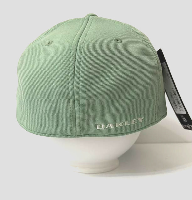 OAKLEY Tincan Cap Stretch Fitted Men's Hat Nile Green S/M L/XL F0S911545-75I