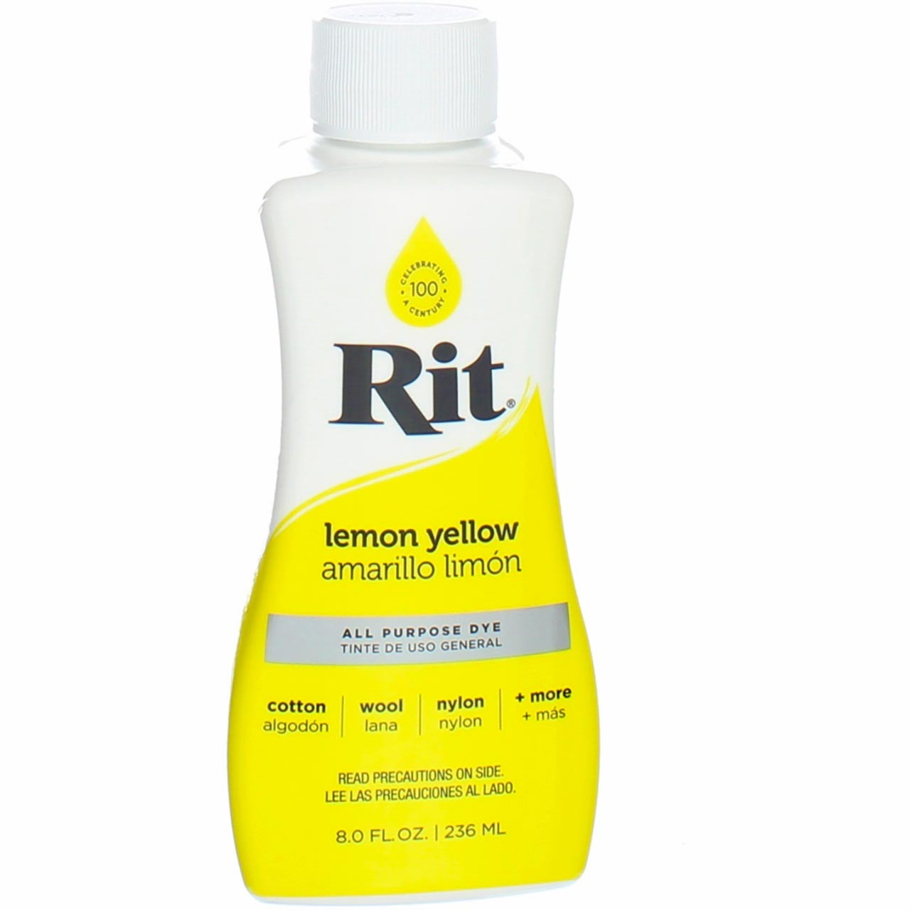 4 Pack Rit All Purpose Dye, Lemon Yellow, 8 fl oz
