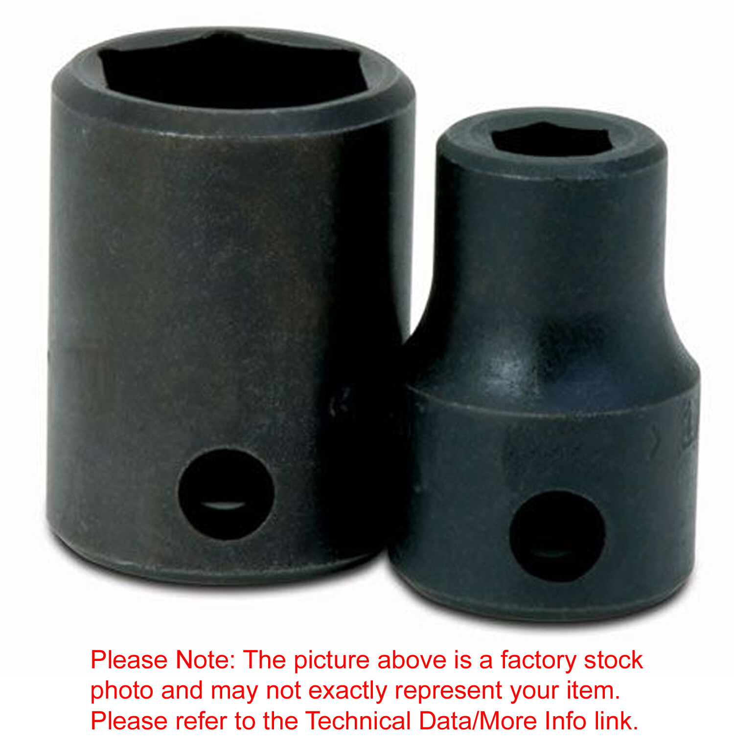 20mm 6Pt Shallow Impact Supertorque Socket 1/2"Drive Black Industrial USA 4M-620