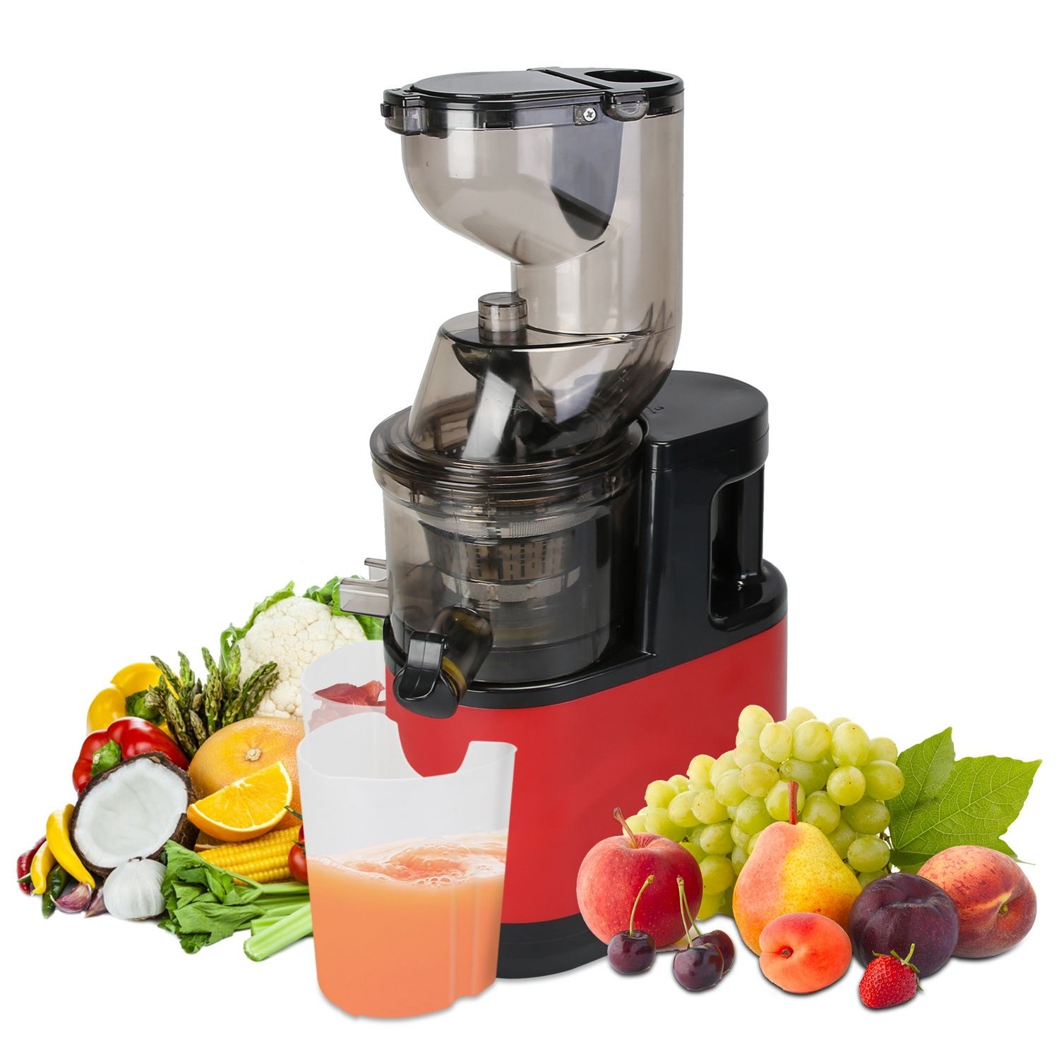 Cold Press Juicer Machine 300W Electric Slow Masticating Juicer