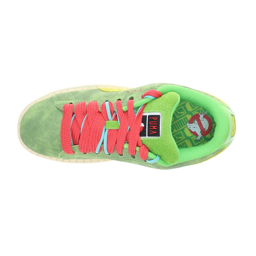 PUMA Suede Xl Ghostbusters Slimer Lace Up Mens Green Sneakers Casual Shoes 3996