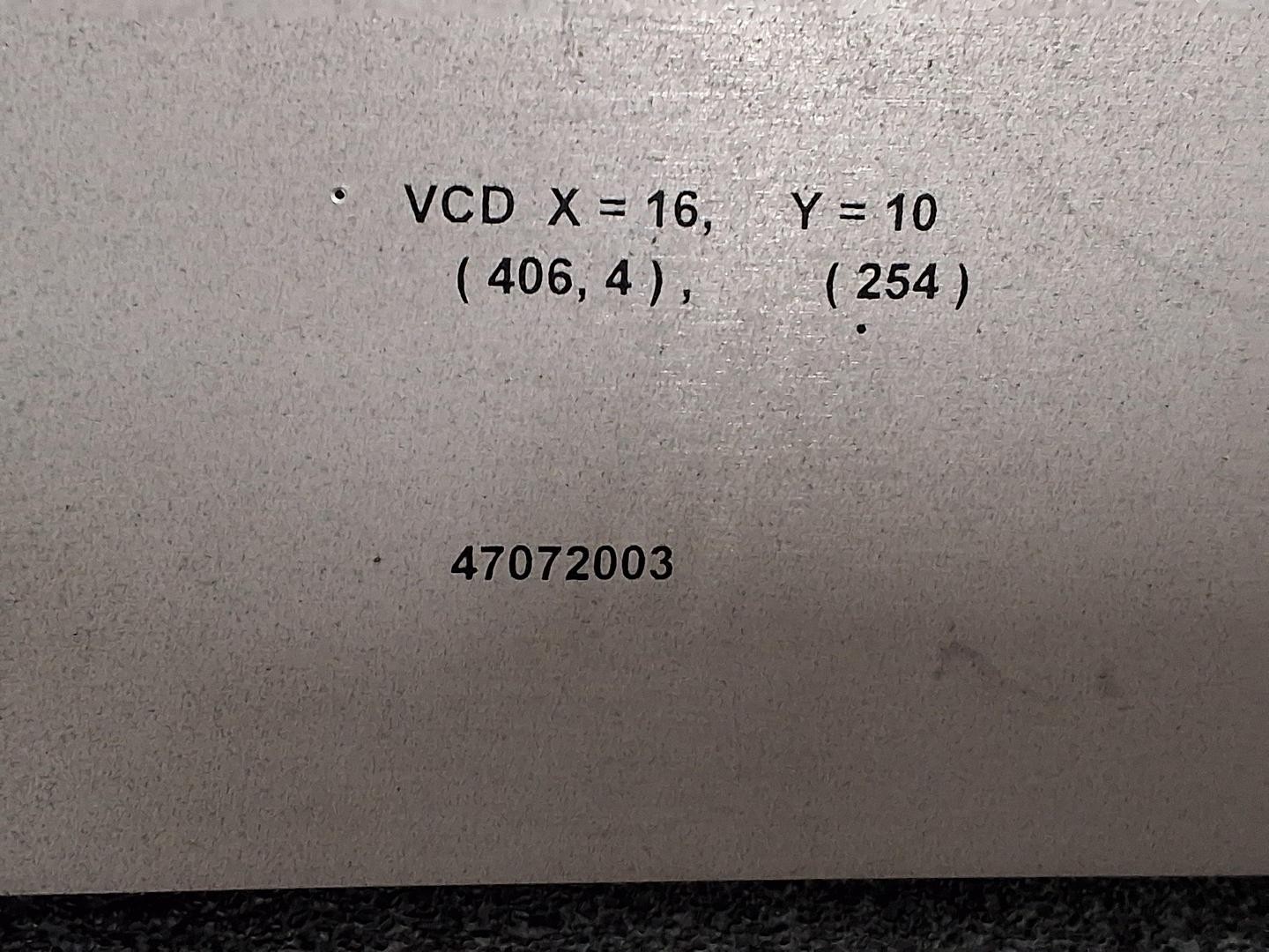 UNIVERSAL INSTRUMENTS 47072003 BEC BOARD ERROR CORRECTION ALIGNMENT TEMPLATE