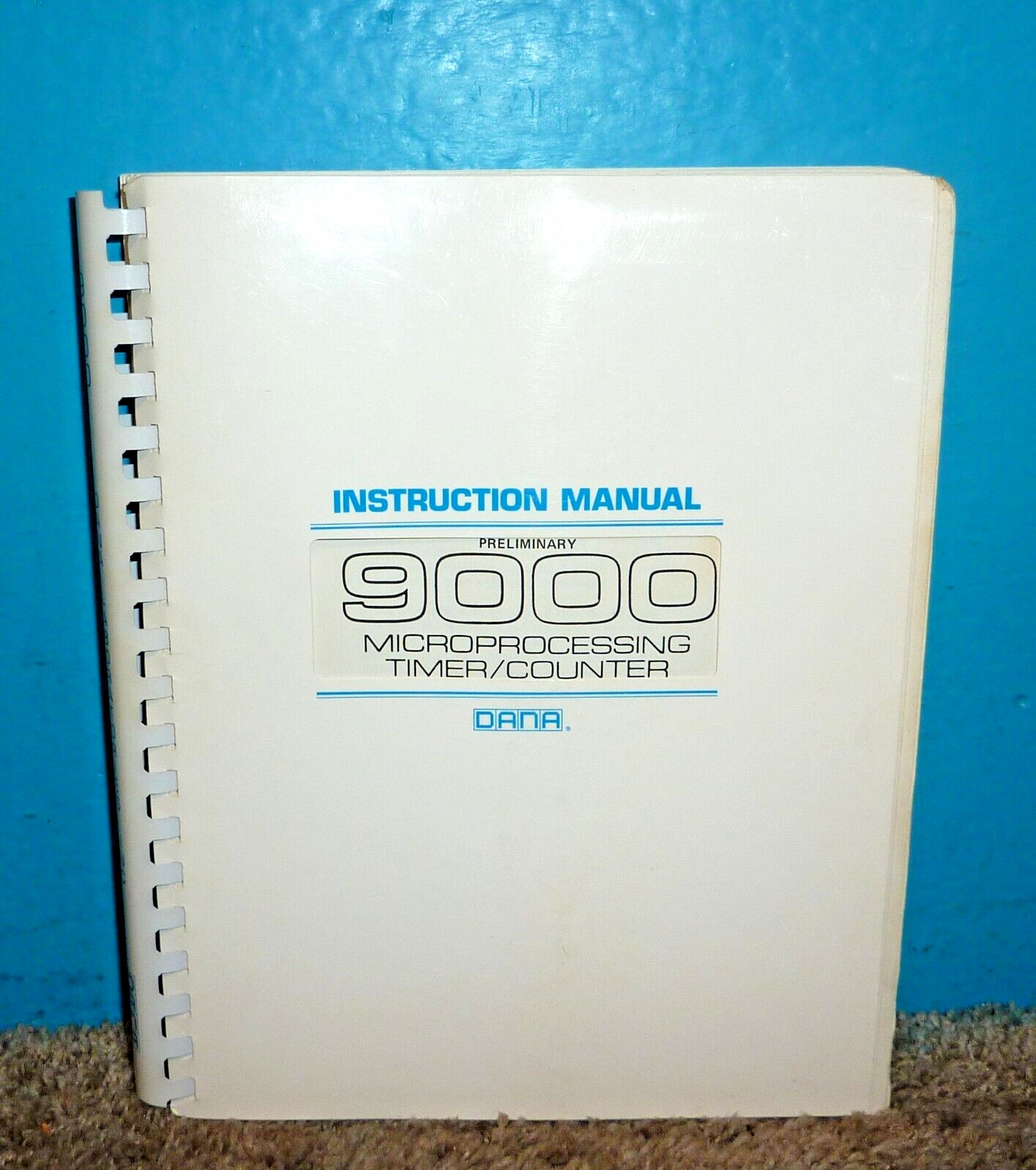 Dana Laboratories 9000 Microprocessing Timer/Counter Instruction Manual 1976 OEM