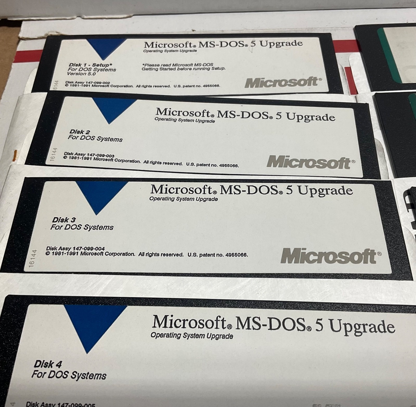 Microsoft MS-DOS Operating System Version 5 5.25" Floppy Disk Install Plus More