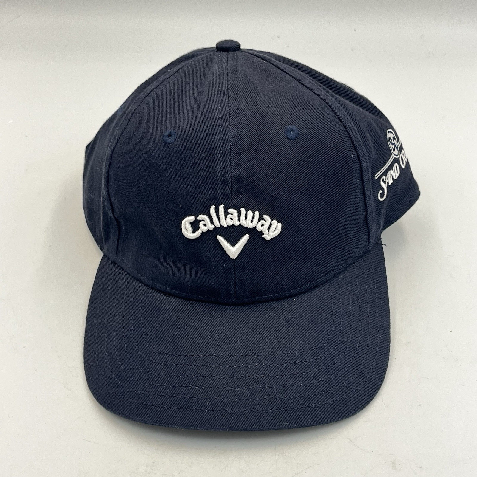 Callaway Heritage Twill Logo Golf Hat Navy Blue Adjustable Sand Creek NEW W/Tags