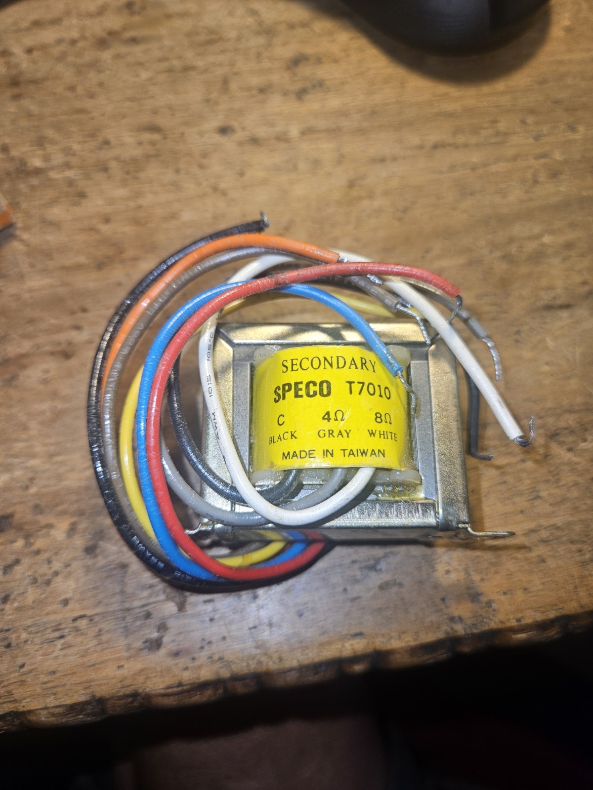 VINTAGE NOS SPECO T7010 SECONDARY TRANSFORMER DIY