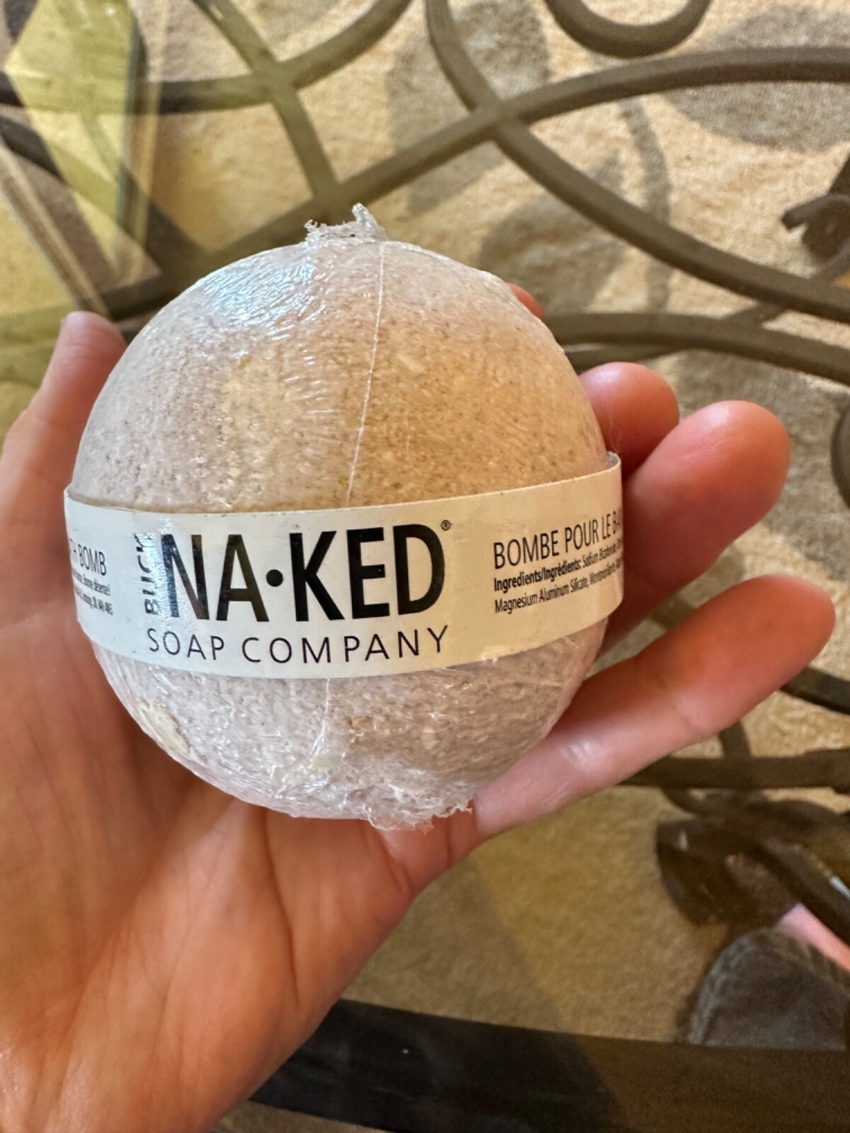 Buck Naked Soap Co.  Large Purple Brazilian Clay Relaxing Bath 🛁  Soaking Bomb