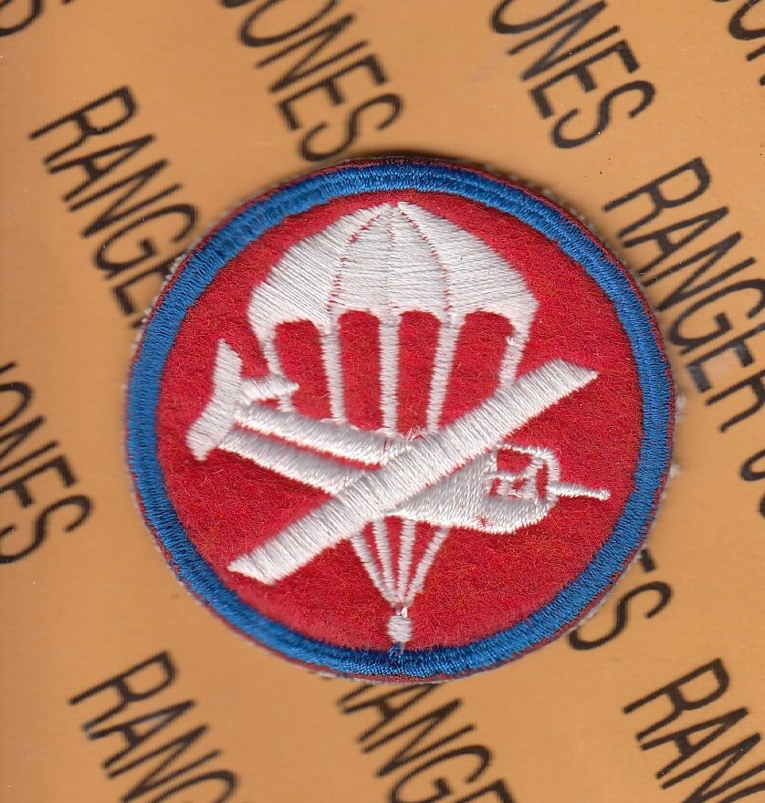 501st Airborne Infantry Regt Parachute Glider Waco Officer Hat patch #34