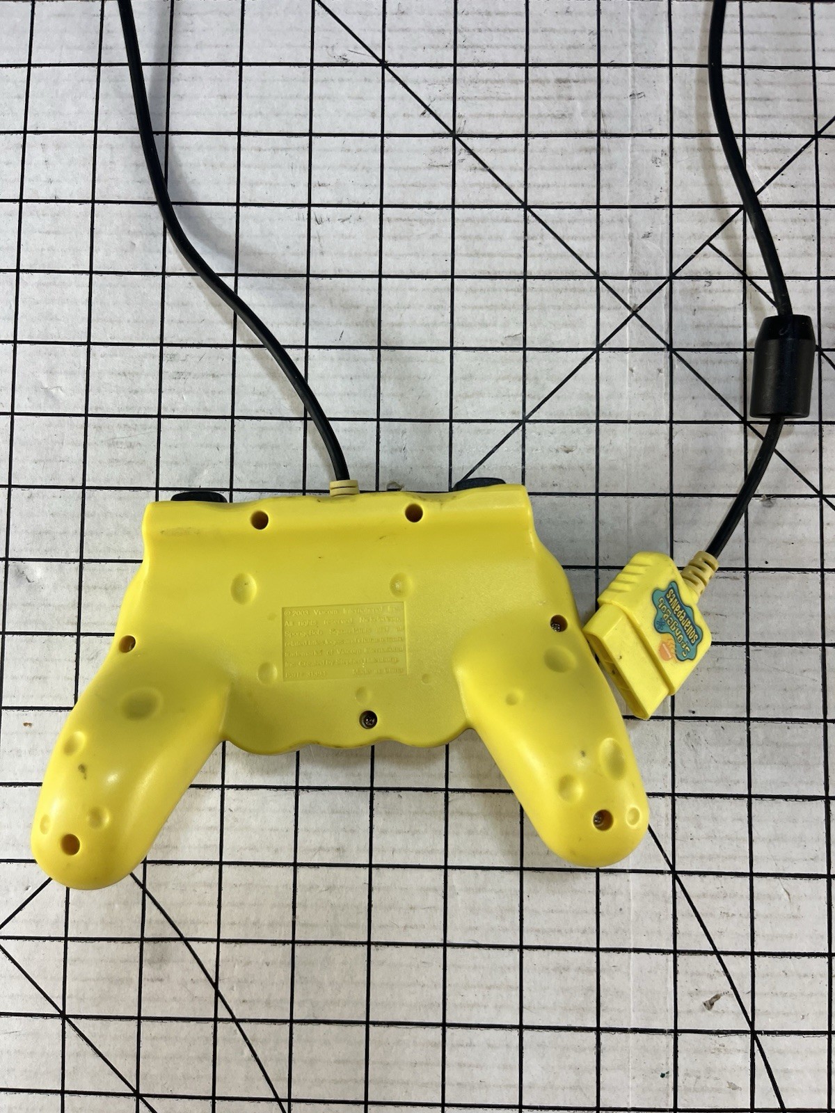 Vintage SpongeBob SquarePants PS2 Controller Sony PlayStation 2 Nickelodeon 2003